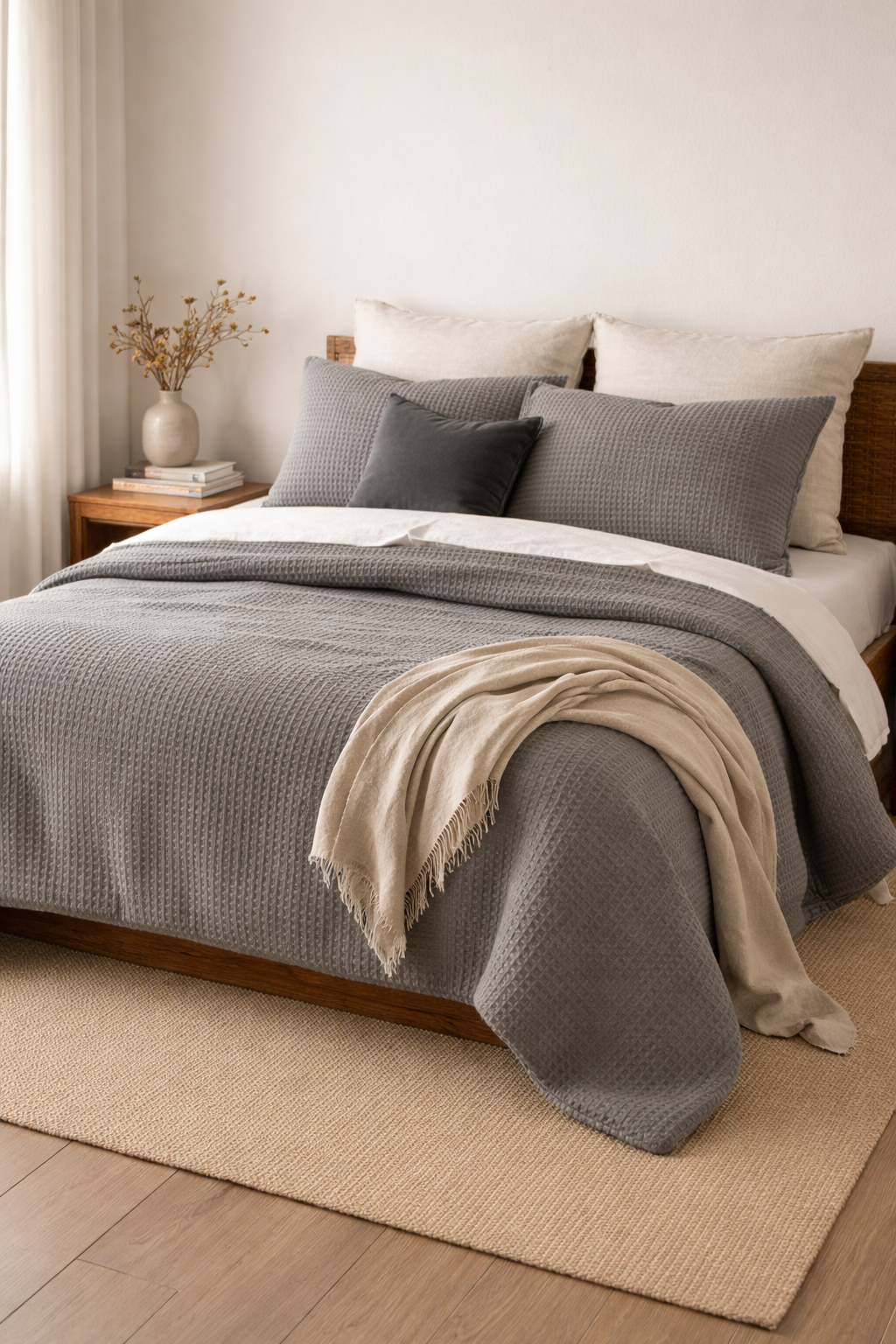 Waffle Bedspread ⭐️⭐️⭐️⭐️ (4.7)